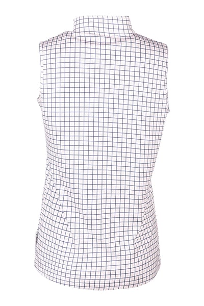 Ärmelloses Damen-Top mit 1/4-Reißverschluss - Foxholes - Ellie Marine