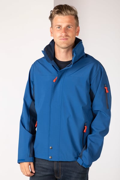 Men's Waterproof Hiking Jacket - Wolds - Navy/Blue