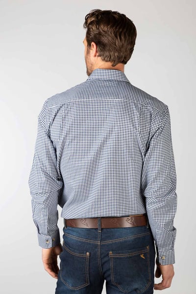 Kariertes Country-Hemd für Herren - Millington - Millington-Blau