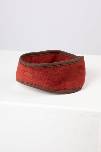 Ladies Fleece Headband - Huggate - Burnt Orange