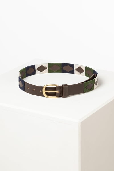 Polo Belts - Askwith - Brown/Khaki/Navy