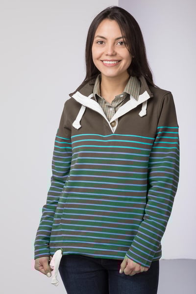 Ladies Etton II Sweatshirt - Bark/Sky