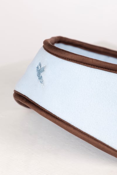 Ladies Fleece Headband - Huggate - Soft Blue