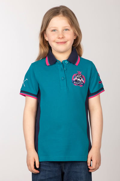 Poloshirt für Mädchen - Muston III - Blaugrün