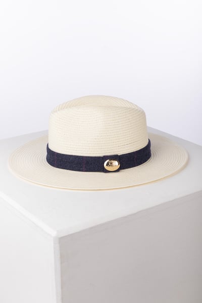 Ladies Panama Summer Hat - Aislaby - Cream