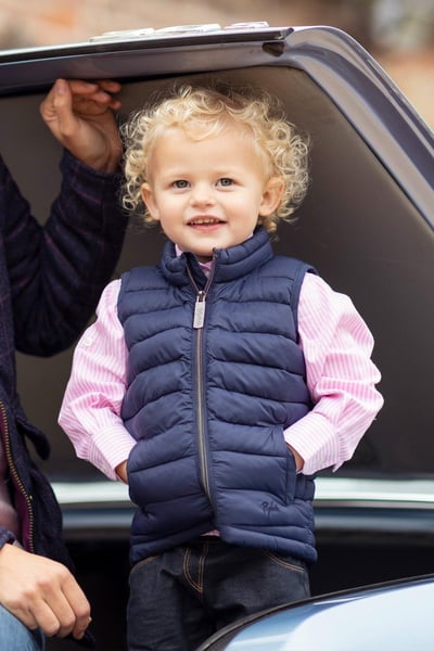 Toddler Padded Gilet - Runswick Bay - Navy