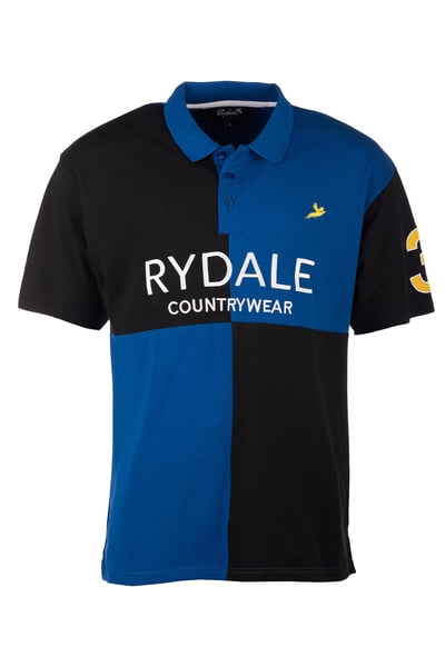 Herren-Poloshirt – Ganton II - Blau/Schwarz