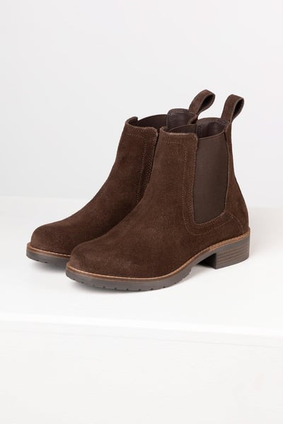 Damen-Chelsea-Stiefel aus Wildleder – Allerston - Braun