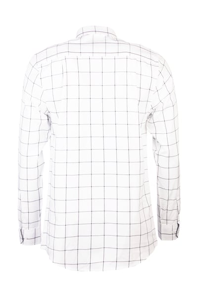 Men's Cotton Twill Country Shirt - Ilkley Dark Navy