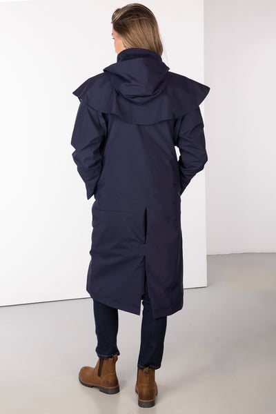 Ladies Full Length Coat - Bramham - Dark Navy