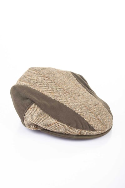 Men's Tweed Flat Cap - Gransmoor - Light Check