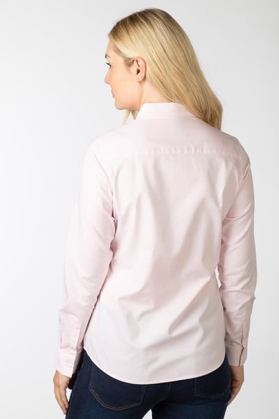 Ladies Oxford Cotton Shirt - Ivy II - Pink