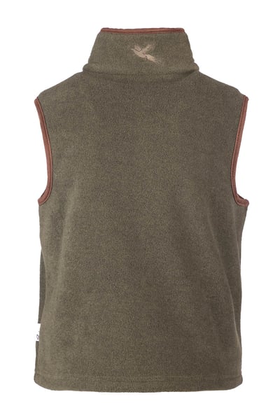 Junior Fleece Waistcoat - Huggate - Tractor Khaki/Green