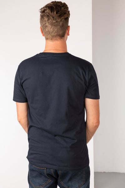Men's Round Neck T-Shirt - Navy
