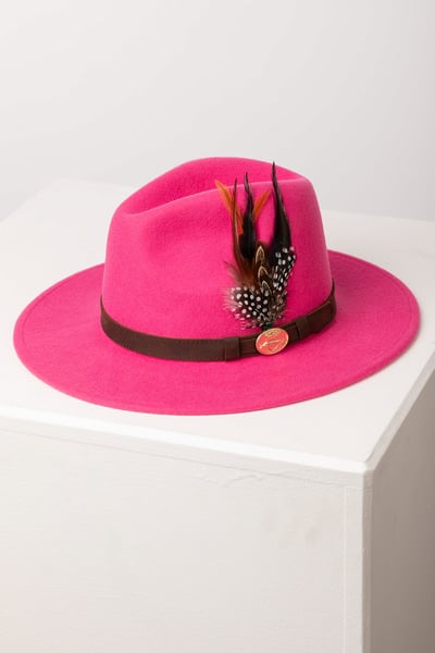 Ladies Wool Felt Hat - Danby - Bonbon