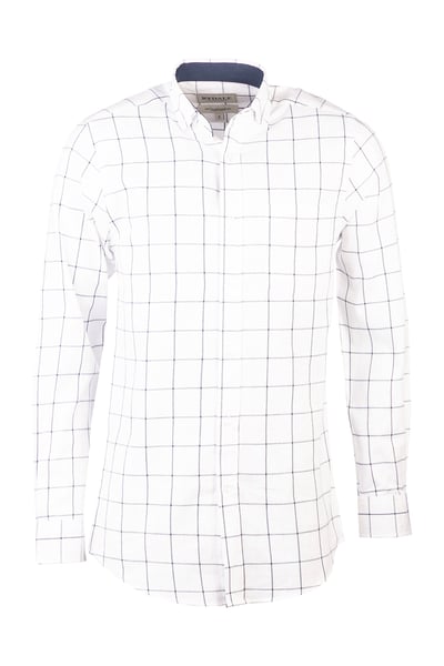 Men's Button Down Country Shirt - Goathland Dark Navy