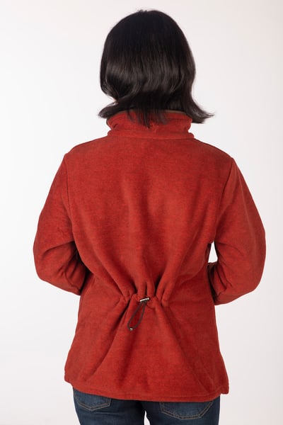 Ladies Huggate Overhead Fleece - Burnt Orange