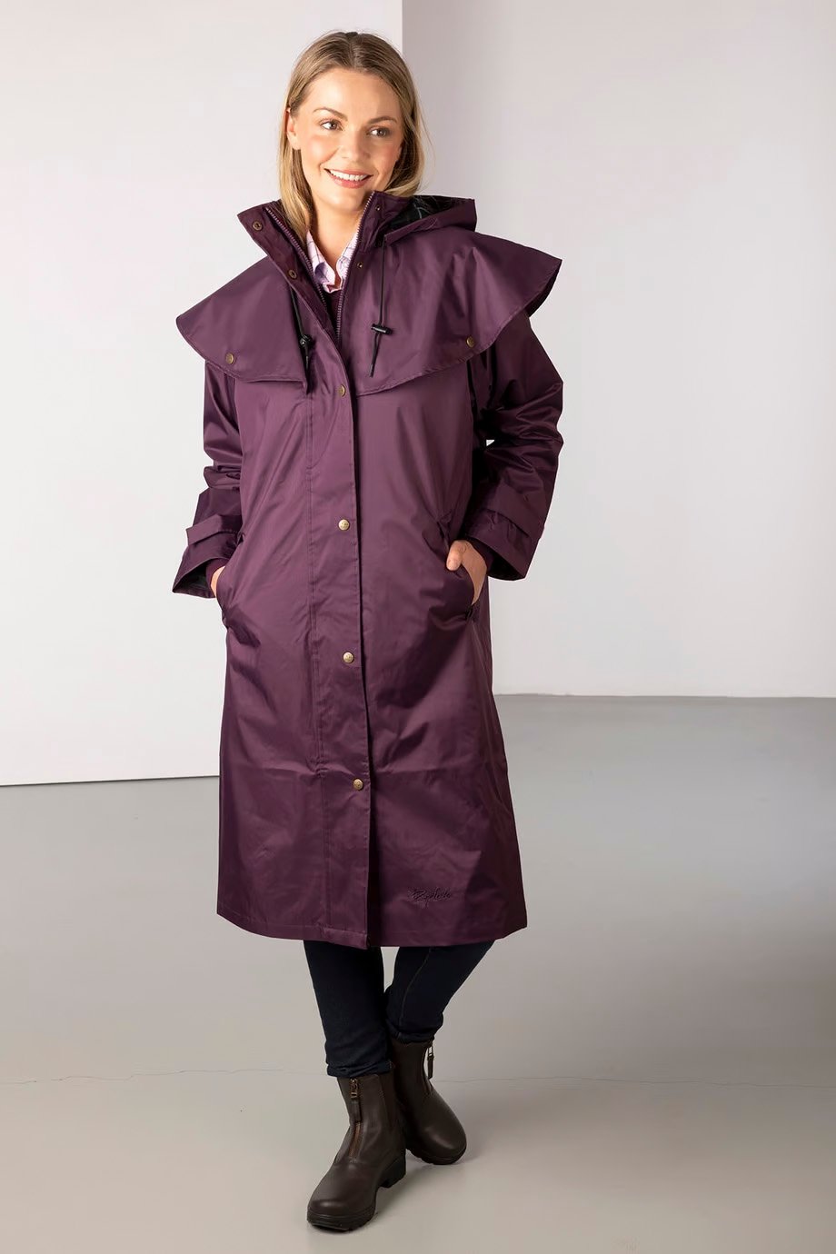 Ladies Long Rain Coat
