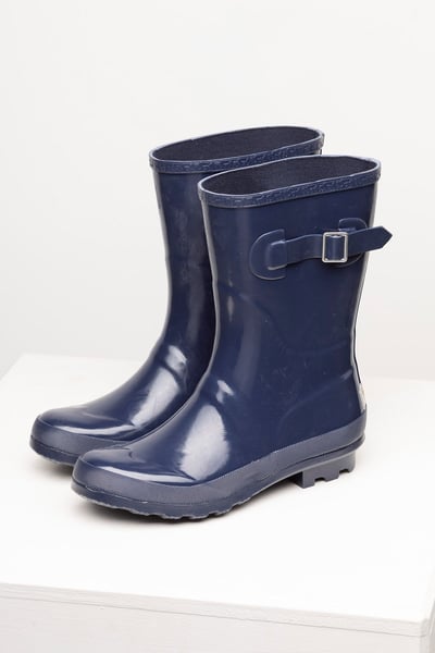 Ladies Mid Calf Wellies - Ripon - Navy