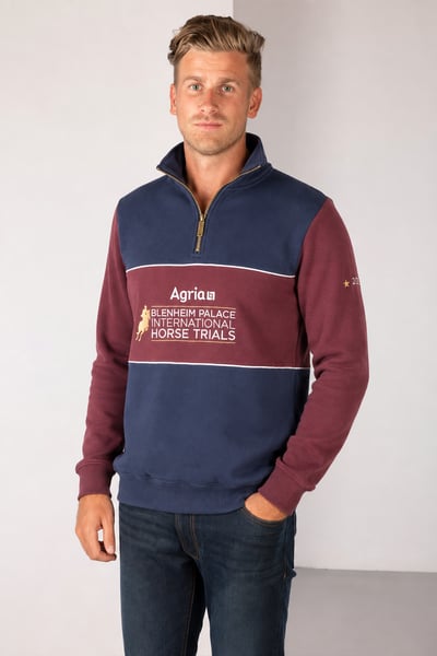 Men's Sweatshirt - Official Blenheim Edition - Navy/Wine