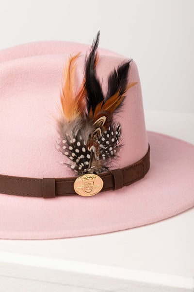 Ladies Wool Felt Hat - Danby - Sorbet