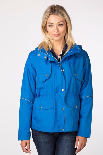 Ladies Askwith Short Riding Coat - Pacific