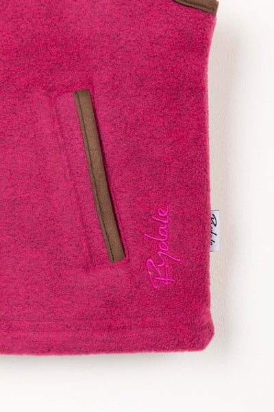 Mini-Fleeceweste für Kinder – Huggate - Rosa