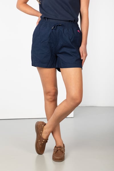 Ladies Cotton Rugby Shorts - Kirby - Navy