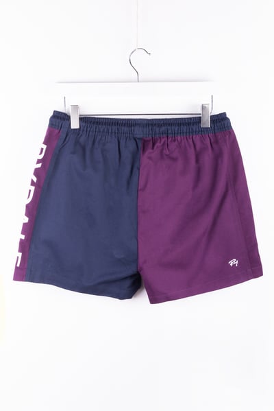 Ladies Rugby Shorts - Muston - Berry/Navy