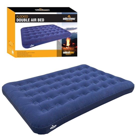 Full Size Air Bed Living Room Furniture Flocked Air Mattress - View #8
