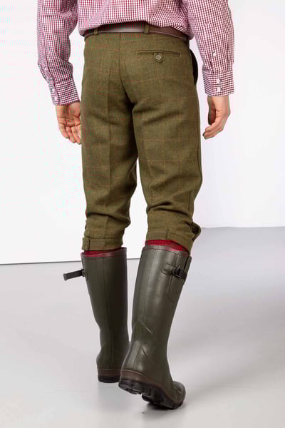 Men's Tweed Shooting Breeks - Derby - Dark Check