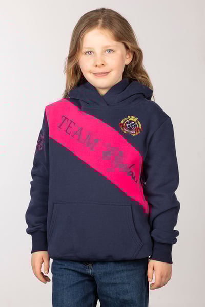 Girl's Sash Overhead Hoody - Navy