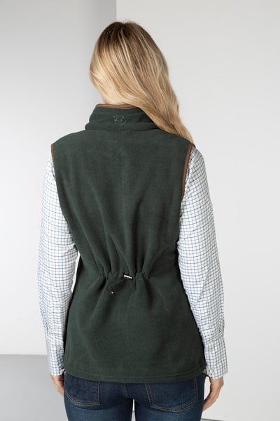 Ladies Premium Fleece Waistcoat - Huggate - Marl Forest
