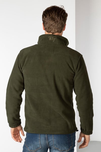Men's Polar Fleece Jacket - Flaxton IV - Dark Khaki