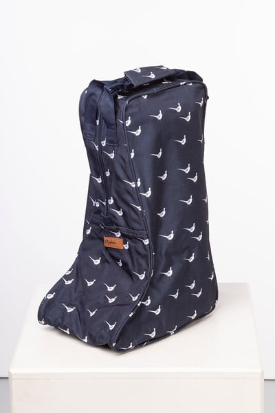 Wellington Boot Bags - Walking Pheasant Navy