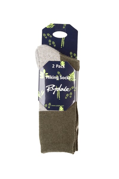Ladies Hiking Socks - Atwick - 2 Pack - Khaki