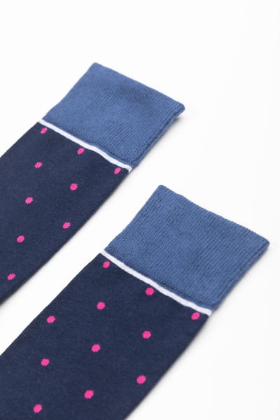 Ladies Dotty Ankle Socks - Bonbon