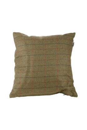 Green store tweed cushions