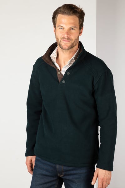 Men's Overhead Fleece - Danby - Dark Green