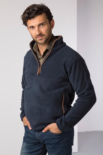Men's Overhead Fleece - Huggate - Ink