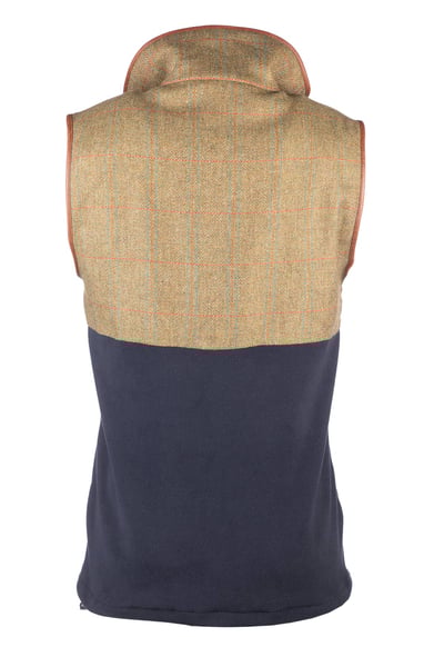 Men's Hybrid Country Waistcoat - Harpham - Navy