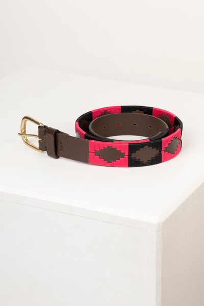Polo Belts - Brown/Black/Bonbon