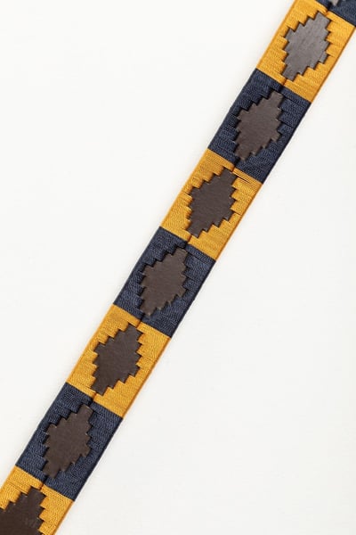 Polo Belts - Askwith - Navy/Brown/Mustard