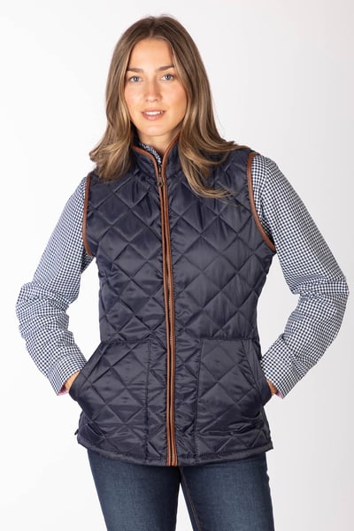 Damen Country Steppweste - Harpham - Marine