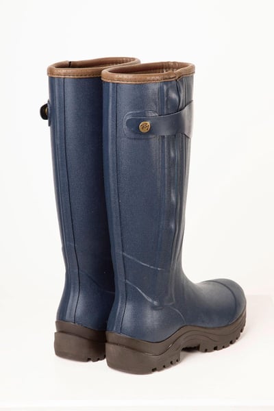 Ladies Neoprene Lined Wellies - Lady Gransmoor II - Navy