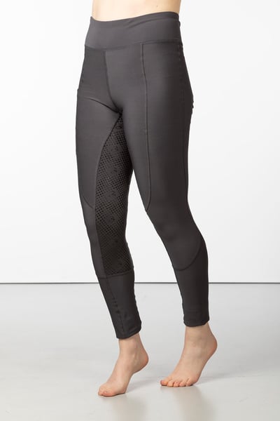 Ladies Riding Tights with Phone Pocket - Askwith II - Dark Grey