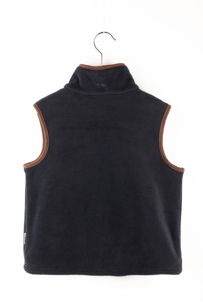 Kid's Mini Fleece Waistcoat - Huggate - Tractor Ink/Green
