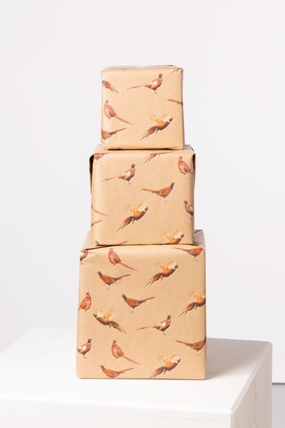 Wrapping Paper 3 Metre - Pheasant Wrap