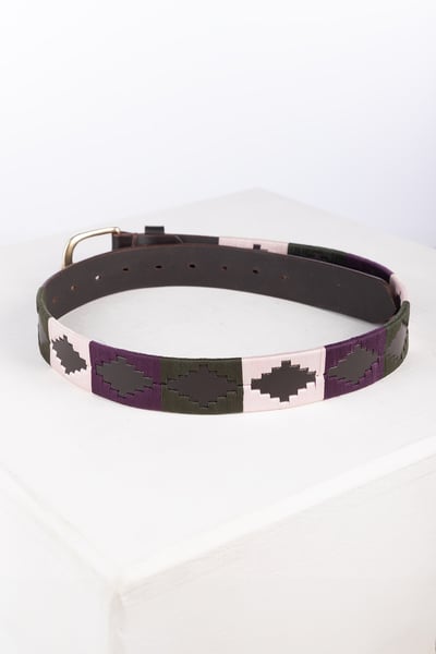 Polo Belts - Askwith - Olive/Sorbet/Berry