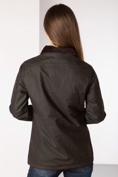 Ladies Wax Jacket - Cawood - Brown